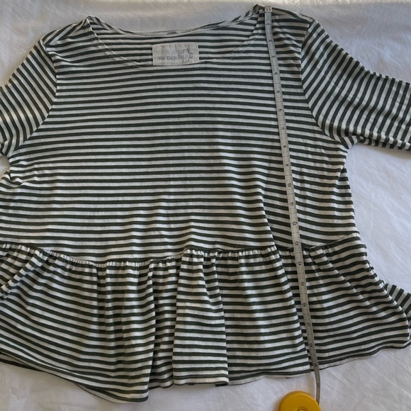 Free People Striped Shirt Small - Picture 3 of 12